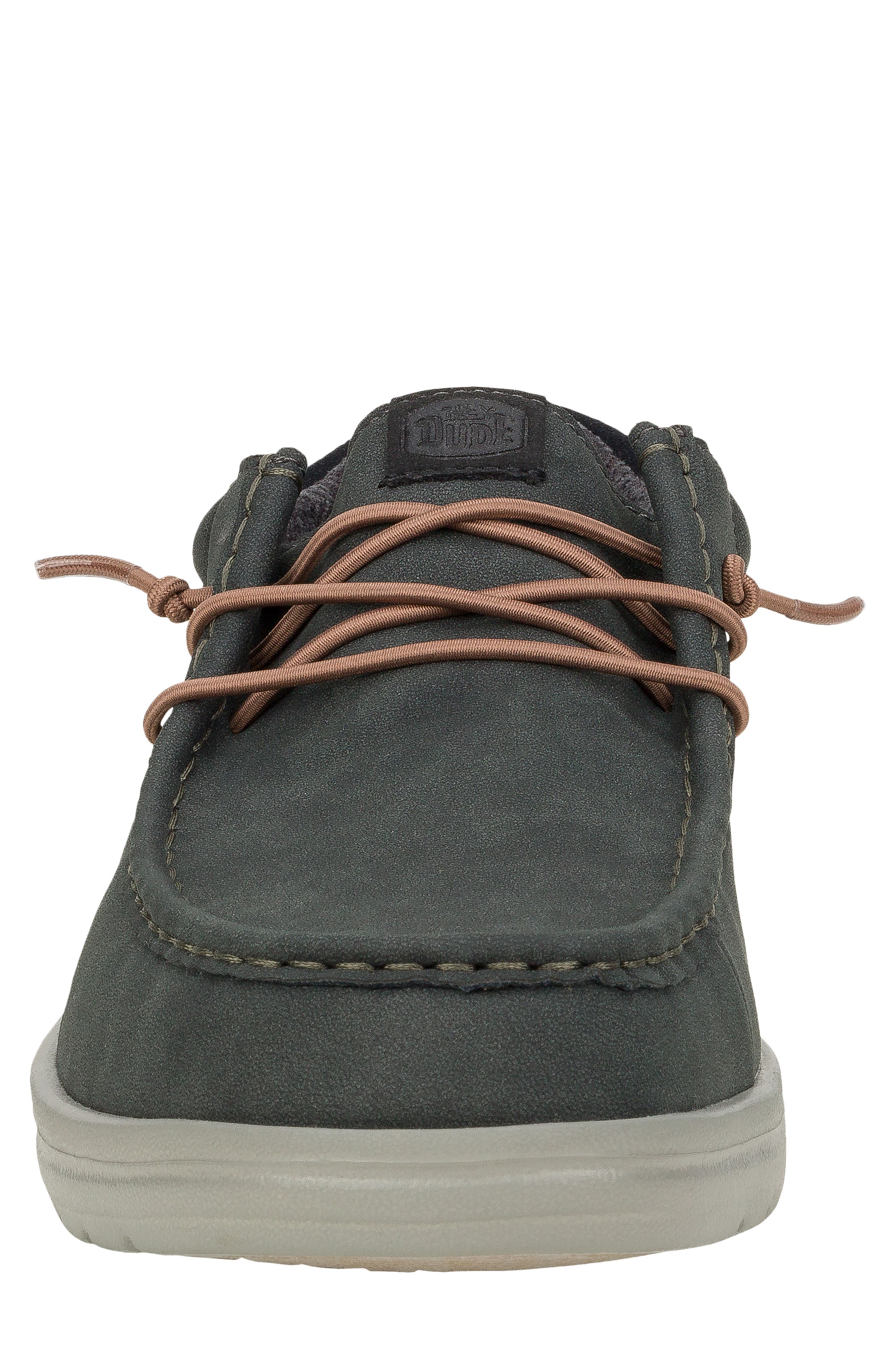 Hey Dude Wally Classic Lace-Up, Alternate, color, Black Oyster