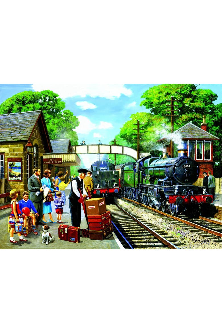 The Train to the Coast 1000 piece Jigsaw Puzzle for Adults, Alternate, color, Multicolor