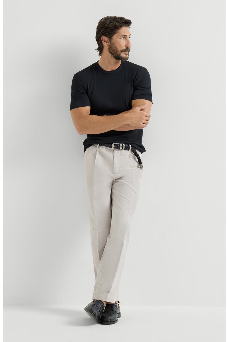 Gabardine garment dyed trousers, Alternate, color, Panama