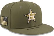 New Era Men's New Era  Olive Houston Astros 2026 Armed Forces Day 9FIFTY Snapback Hat