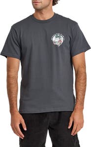 Quiksilver HI Hula Sunset Cotton Graphic T-Shirt