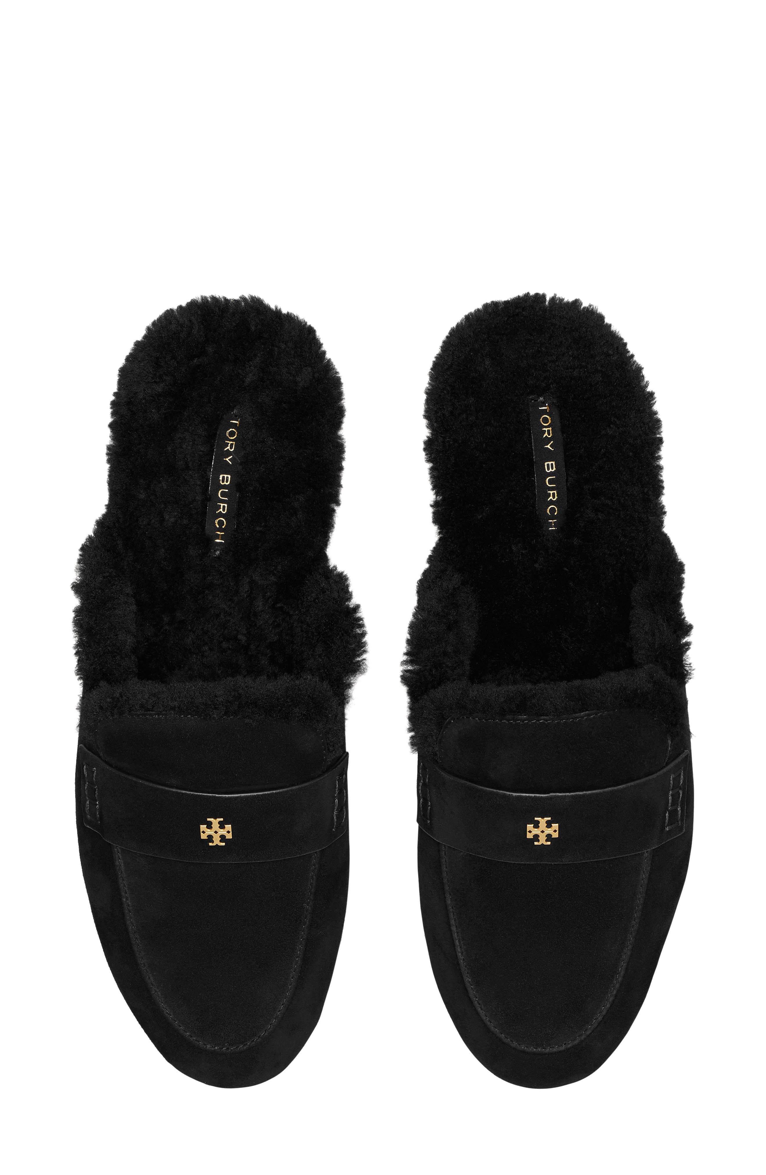 Ballet Sport Genuine Shearling Mule, Alternate, color, PERFECT BLACK