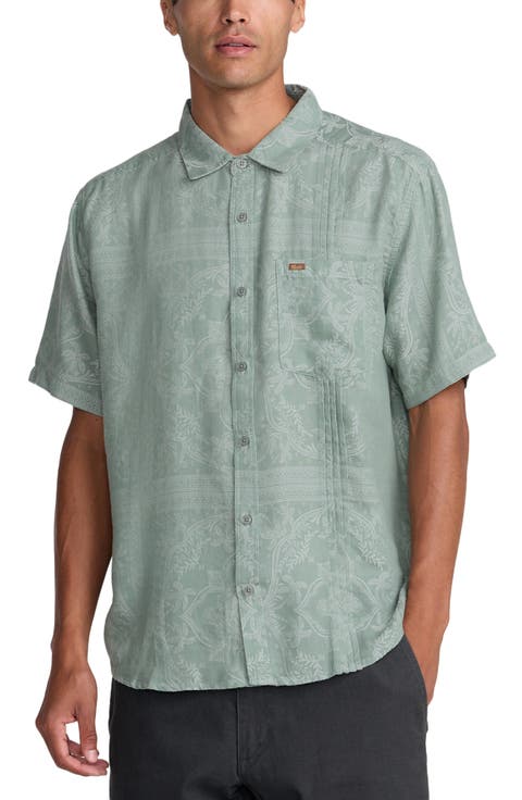 Mellowist Short Sleeve Button-Up Shirt