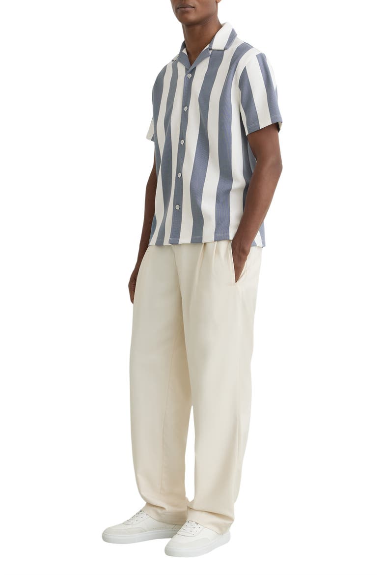 Dexter Stripe Camp Shirt, Alternate, color, AIRFORCE BLUE/ O