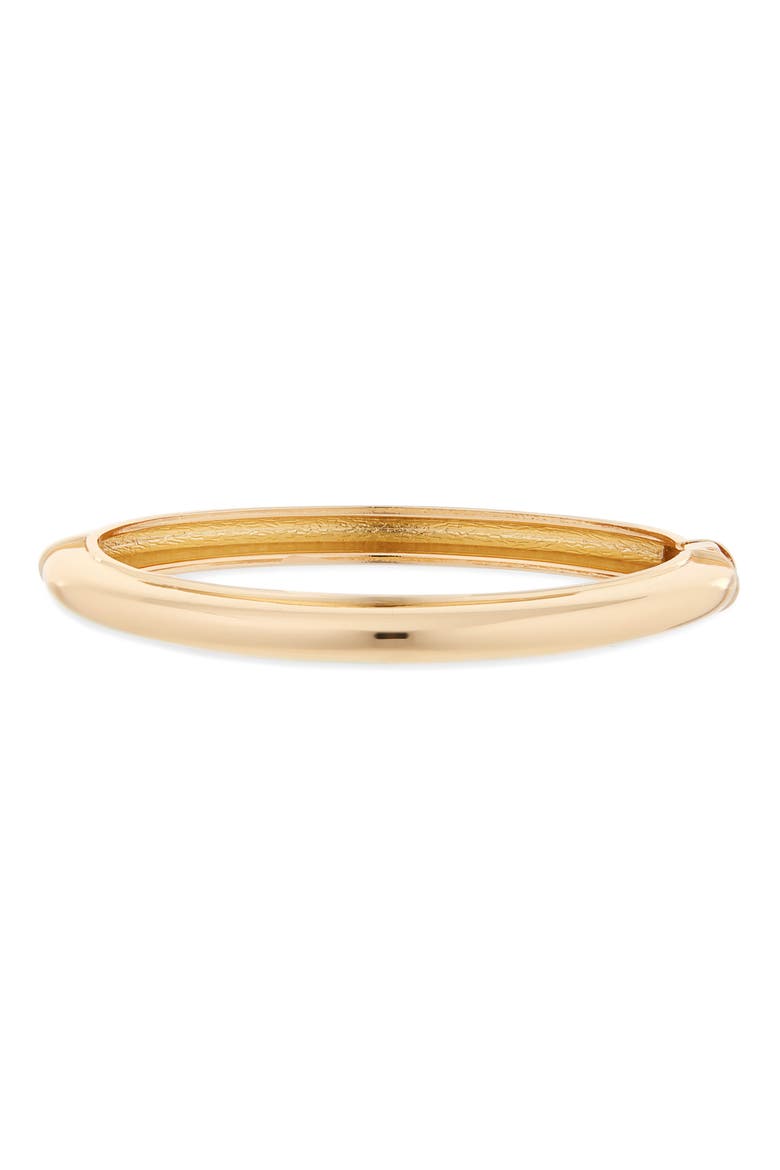 Skinny Hinged Bangle, Main, color, GOLD