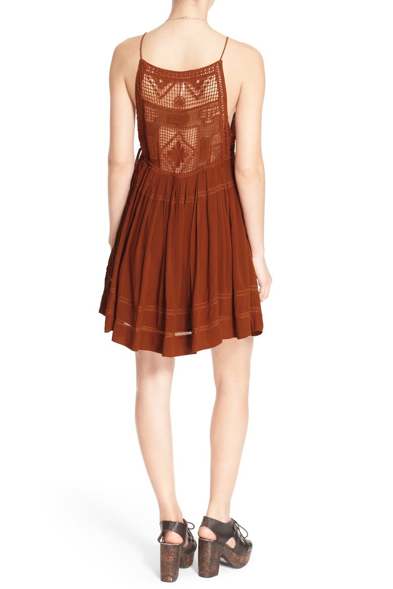 'Emily' Crochet Dress, Alternate, color, COPPER