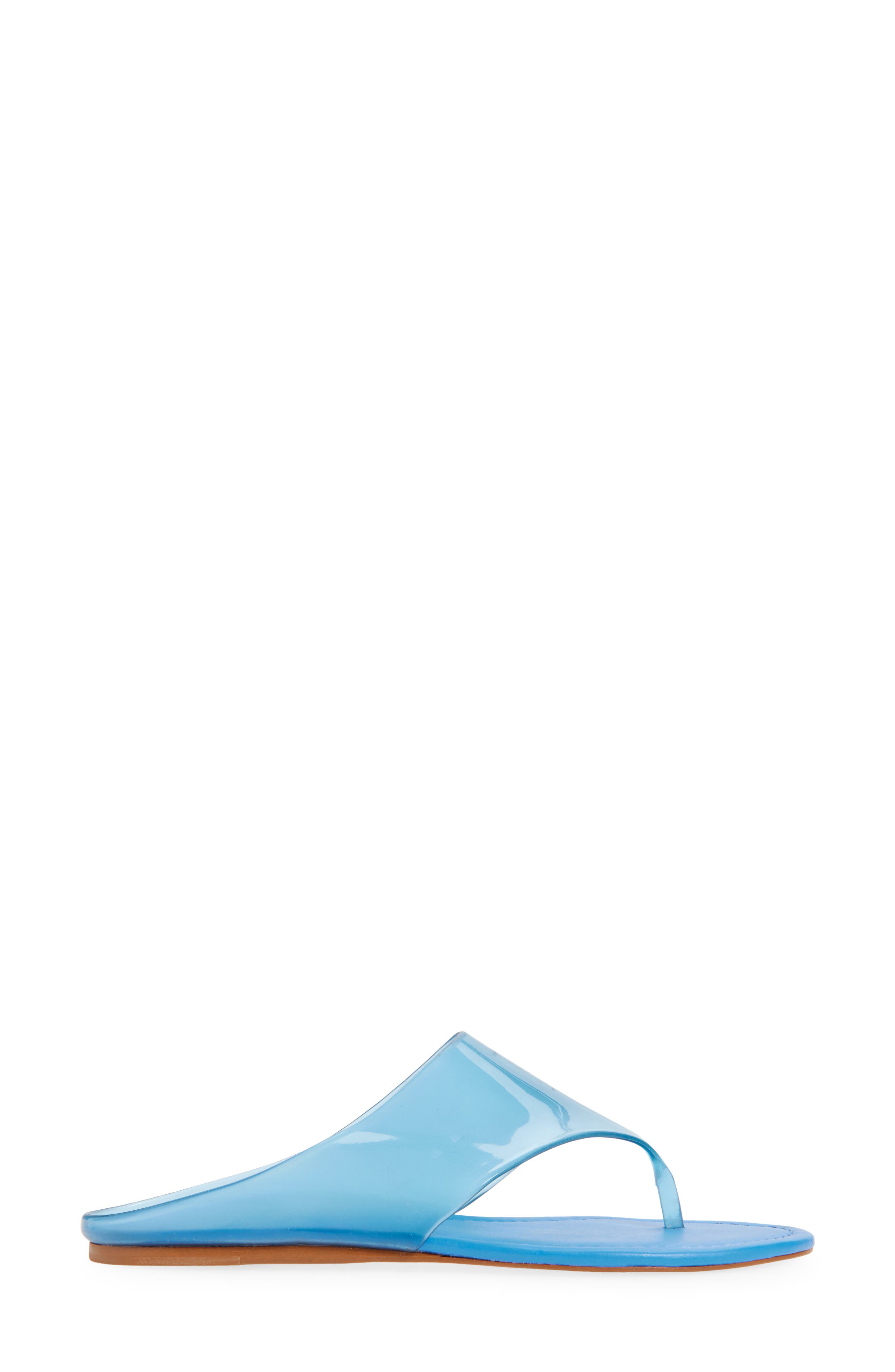 FARM Rio Jelly Flat Flip Flop, Alternate, color, Blue Bird