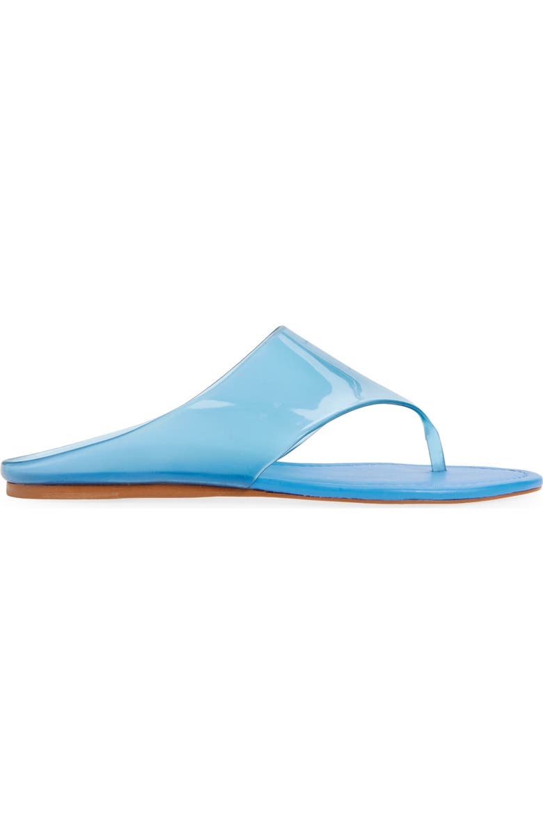 FARM Rio Jelly Flat Flip Flop, Alternate, color, Blue Bird
