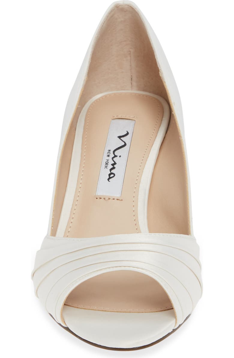 Nina Chezare Peep Toe Pump, Alternate, color,