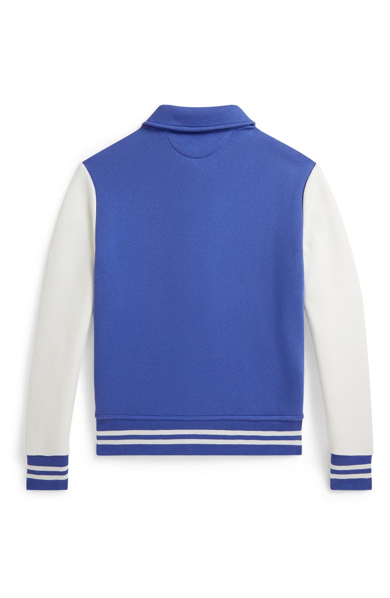 Polo Ralph Lauren Kids' Big Pony Fleece Varsity Jacket, Alternate, color, Liberty