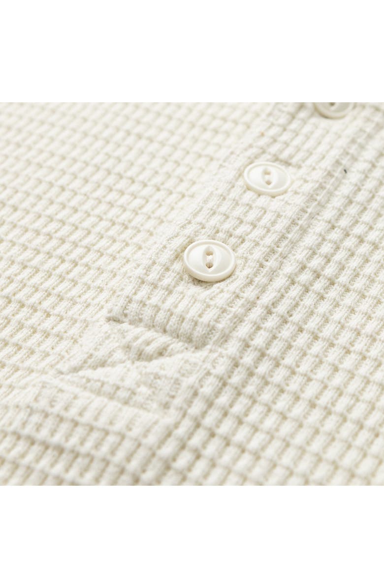 Seager Co Sawpit Long Sleeve Cotton Thermal Henley, Alternate, color, Vintage White