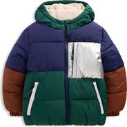 Mini Boden Kids' Fun Baffled Coat