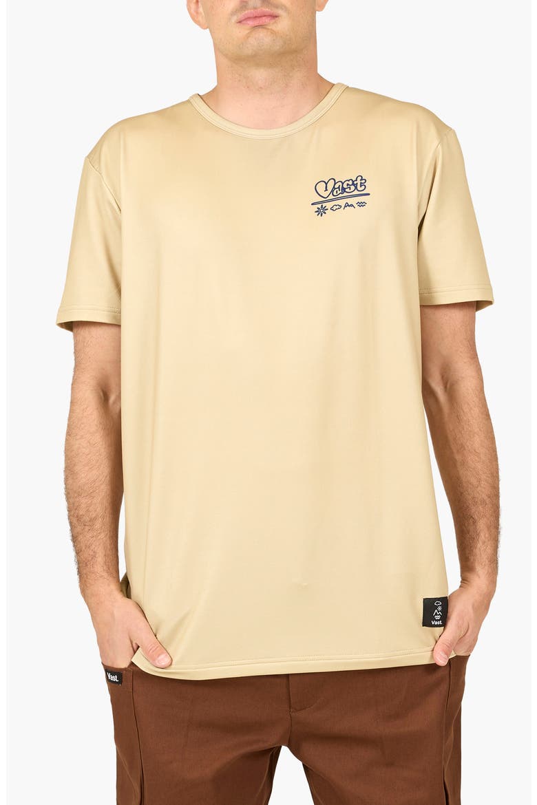 Street Elements Performance Graphic T-Shirt, Main, color, KHAKI