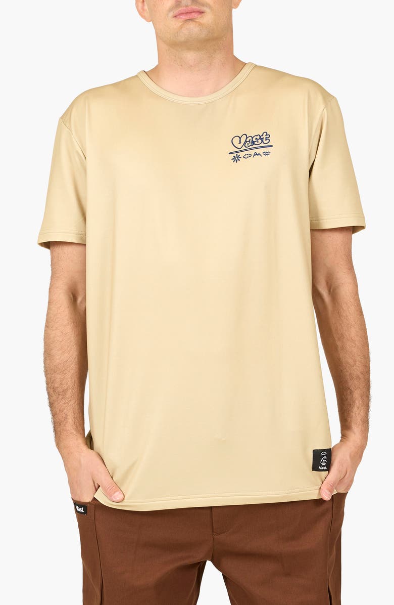 VAST Street Elements Performance Graphic T-Shirt, Main, color, Khaki
