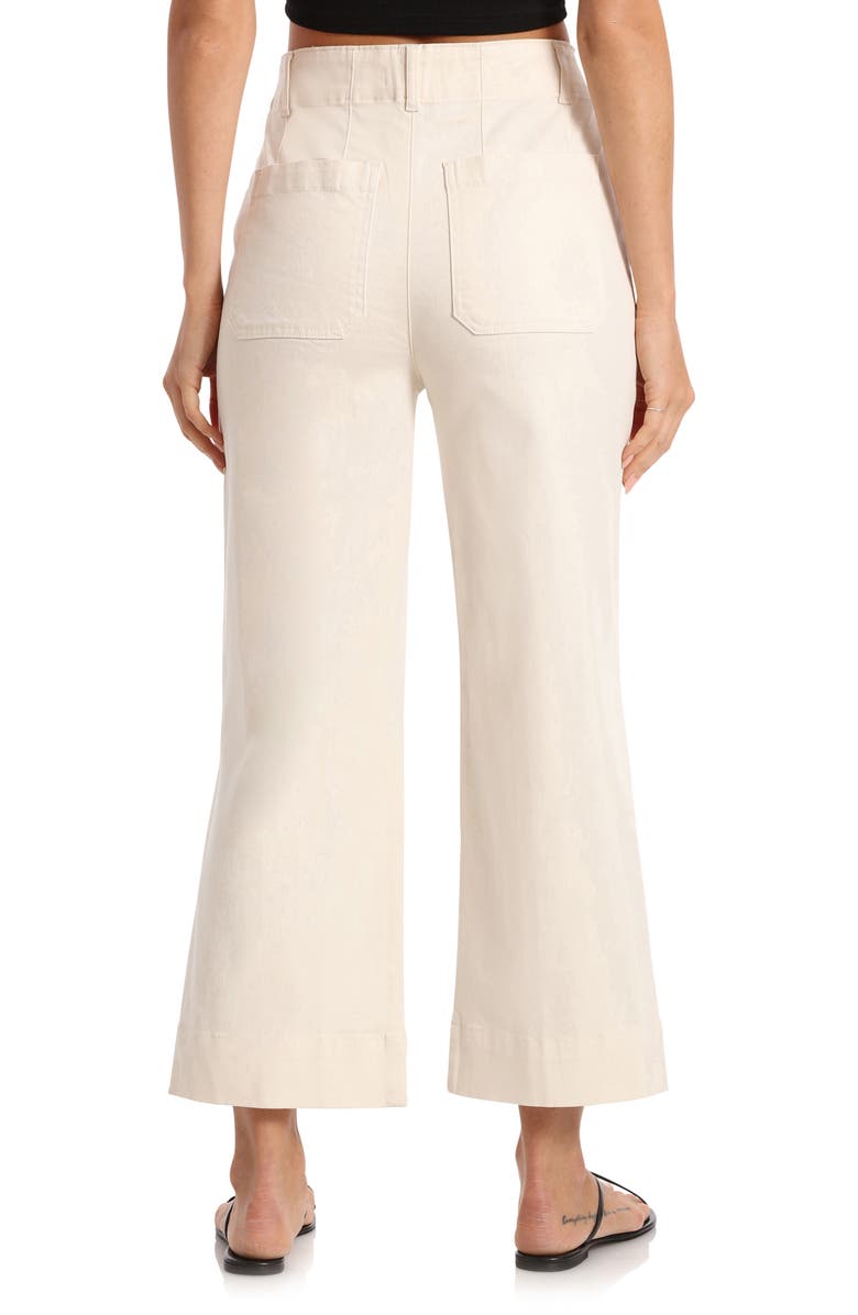 Bagatelle Cropped Cotton Twill Pants, Alternate, color,