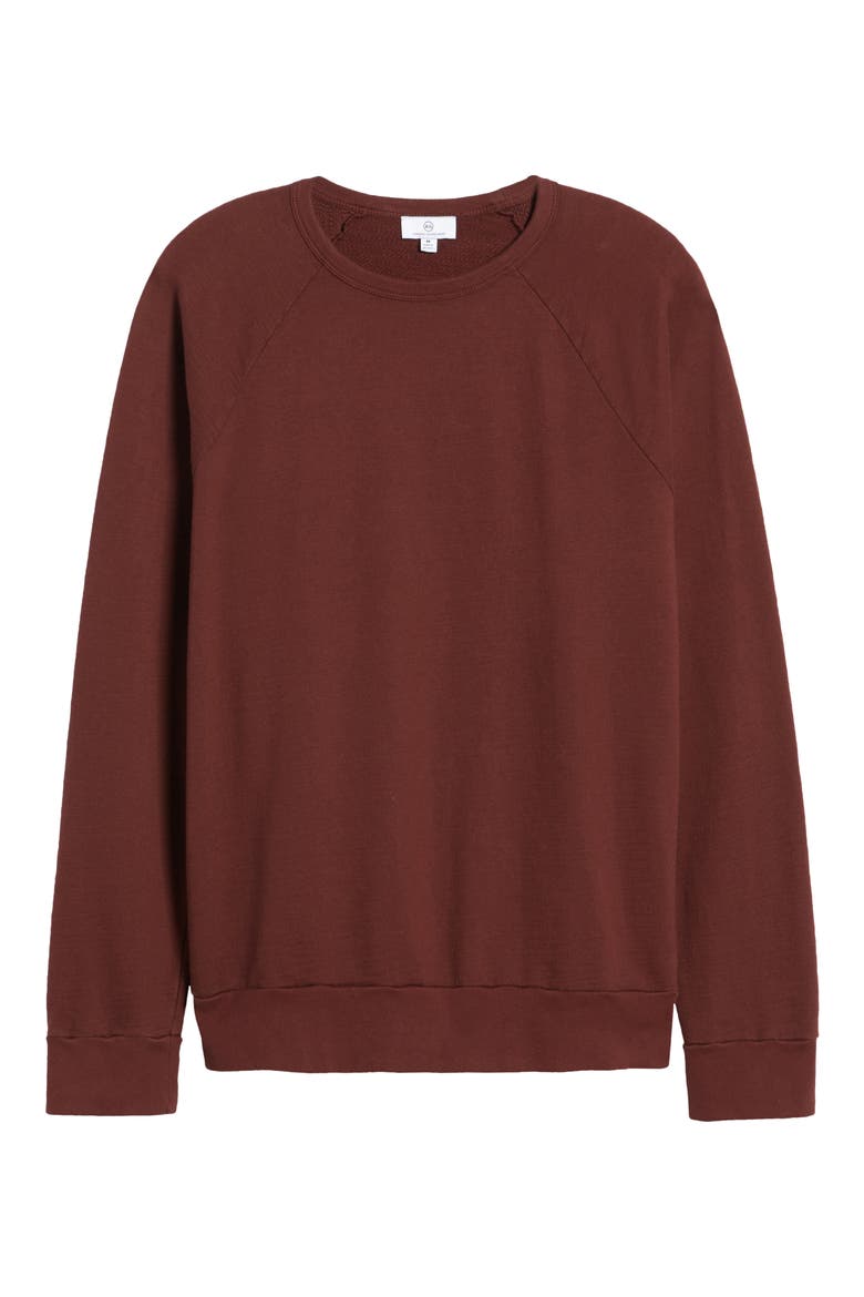 Elba Men's Crewneck Sweatshirt, Alternate, color, SPICED RUM