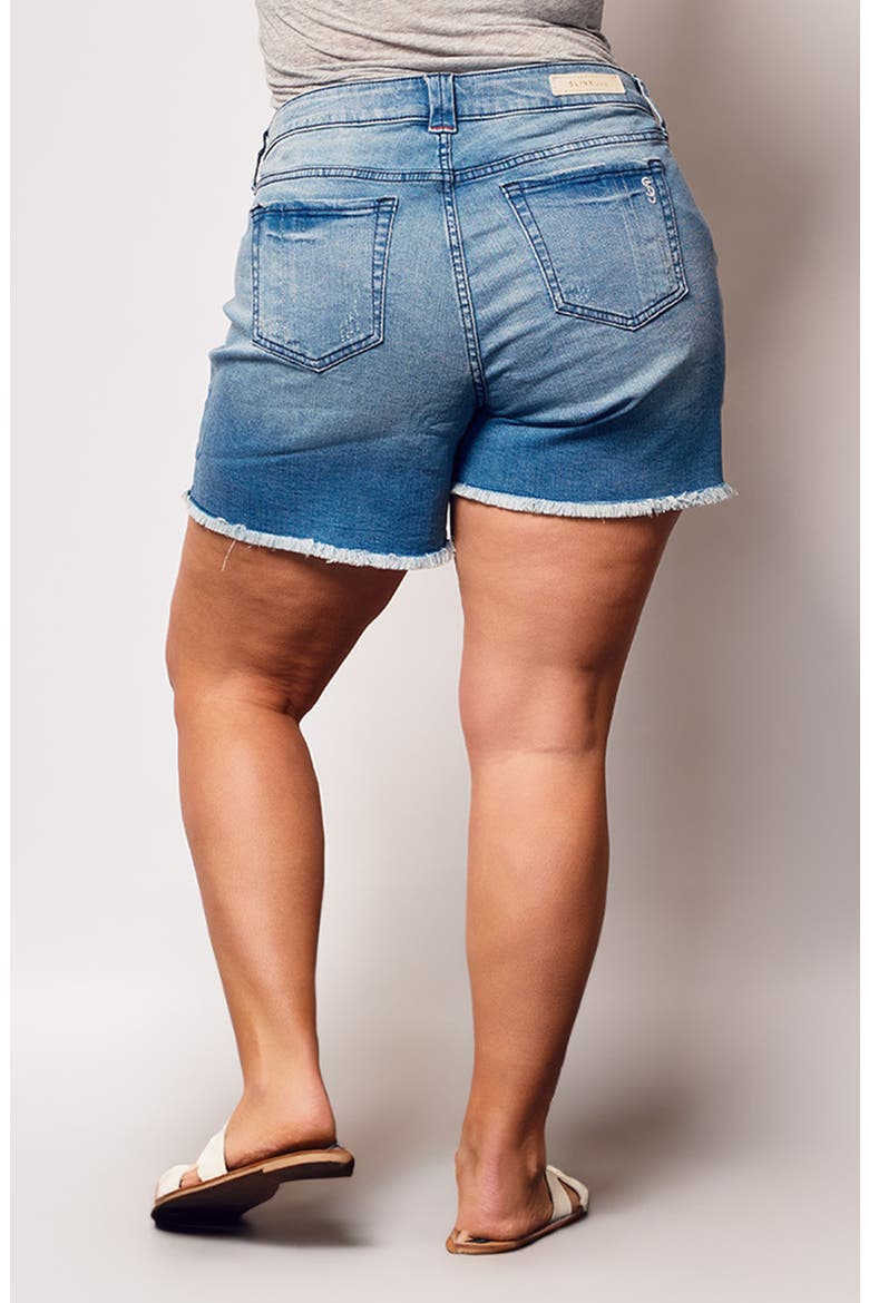 Raw Hem Cutoff Denim Shorts, Alternate, color, EMILIA