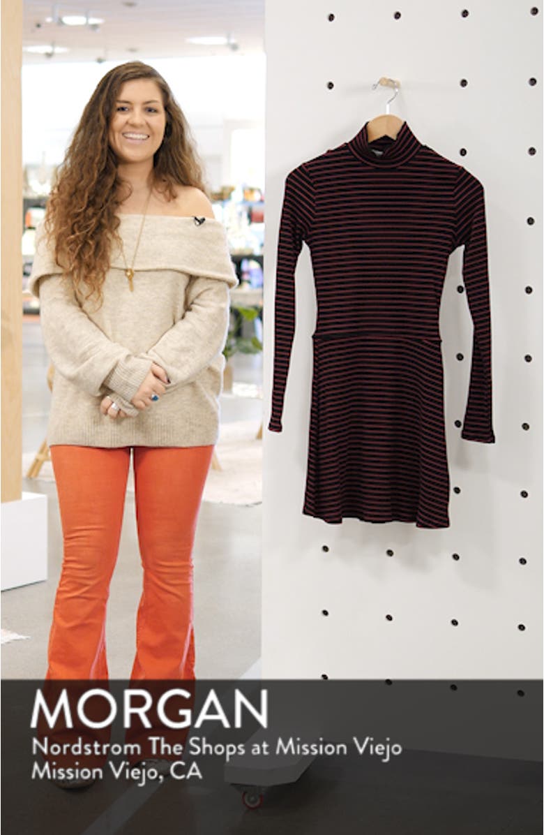 Maya Turtleneck Body-Con Dress, sales video thumbnail