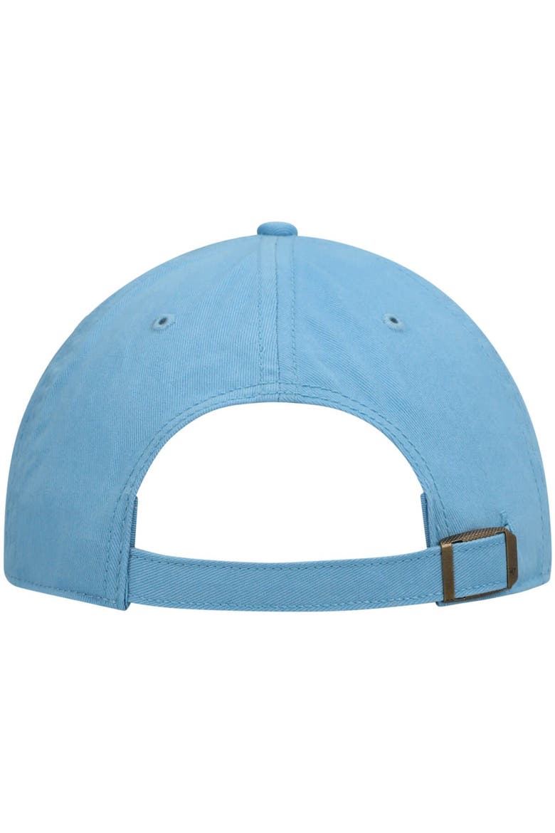 Women's '47 Light Blue Tampa Bay Rays Team Miata Clean Up Adjustable Hat, Alternate, color, Light Blue