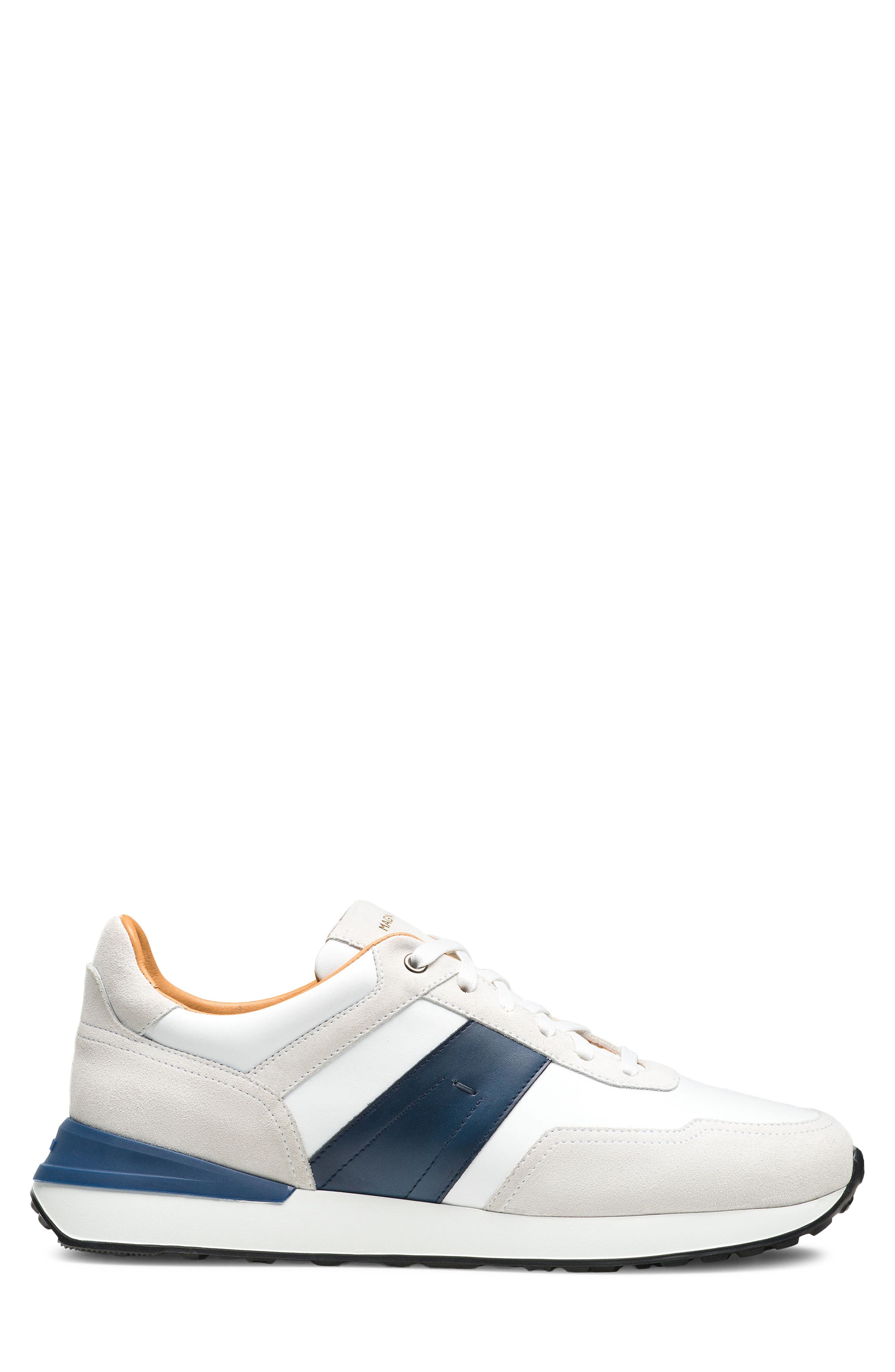 Magnanni Sentro Sneaker, Alternate, color, White And Navy