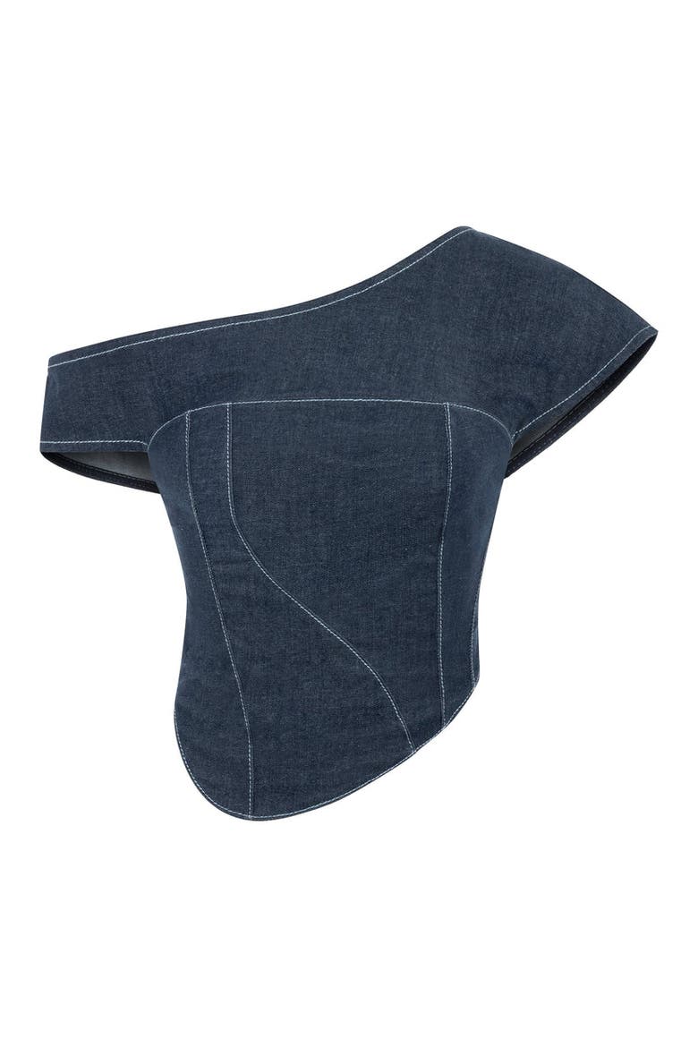 Vonk Asymmetric Top, Alternate, color, Vista Blue