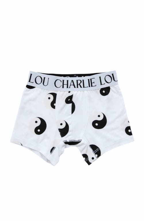 Charlie Lou Baby ® Yin & Yang Boxer Briefs In White
