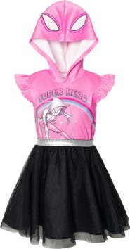 Marvel Spider-Verse Hooded Tutu Dress