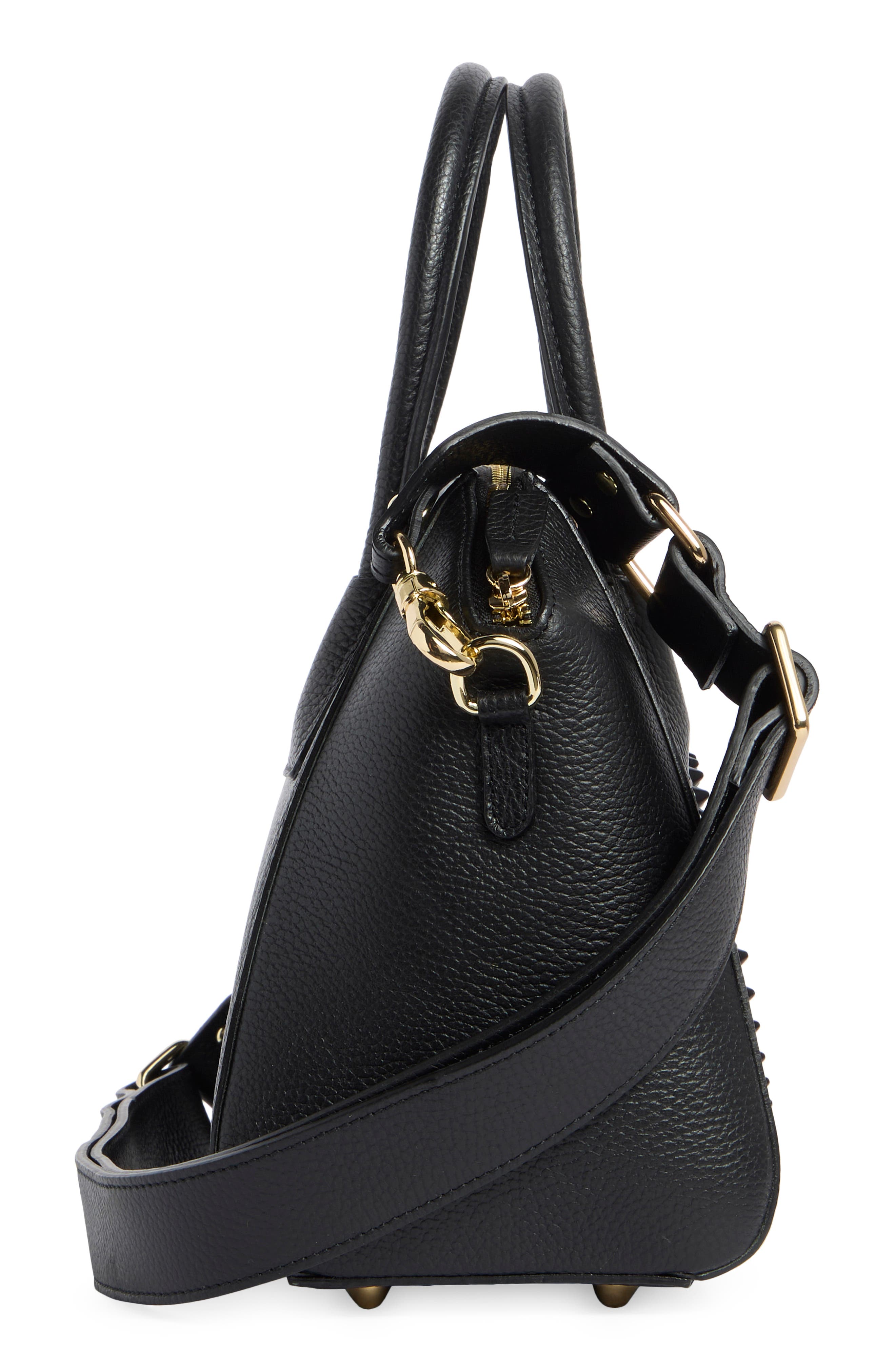 VALENTINO BY MARIO VALENTINO Minimi VLOGO Leather Shoulder Bag, Alternate, color, 