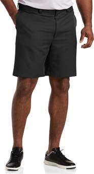 Oak Hill by DXL Big & Tall Waist-Relaxer Microfiber Shorts