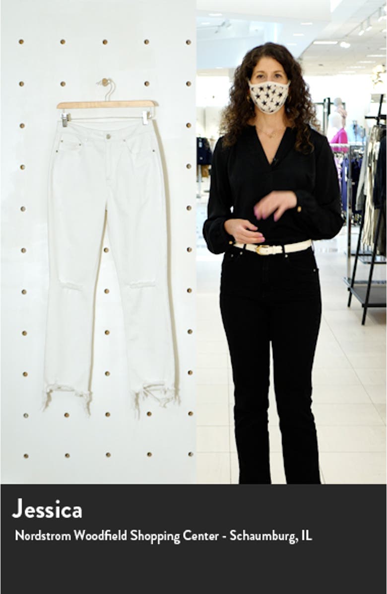 Ripped Straight Leg Jeans, sales video thumbnail