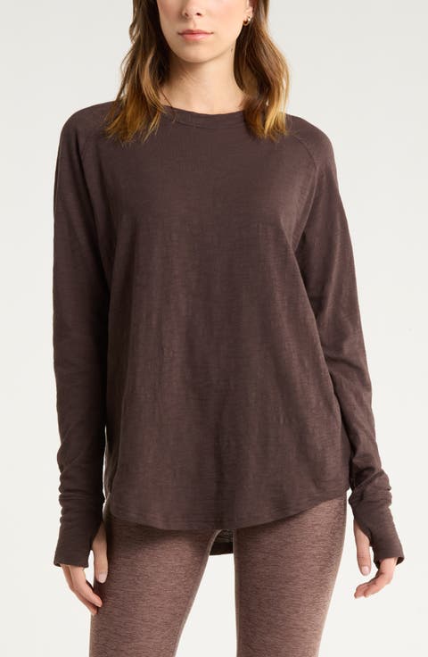 Relaxed Washed 2.0 Long Sleeve Slub Tee