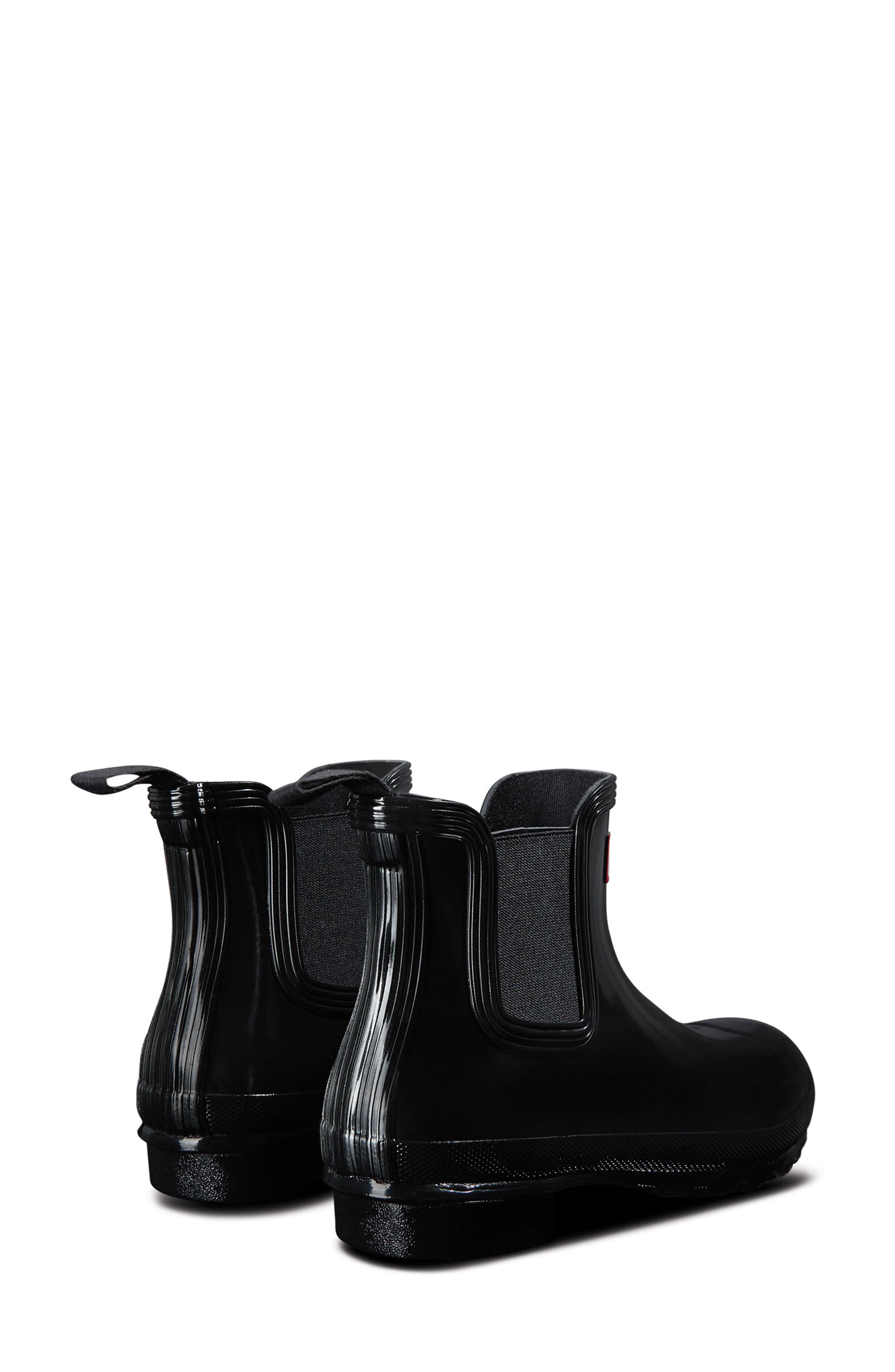 Hunter Original Gloss Waterproof Chelsea Boot, Alternate, color, 