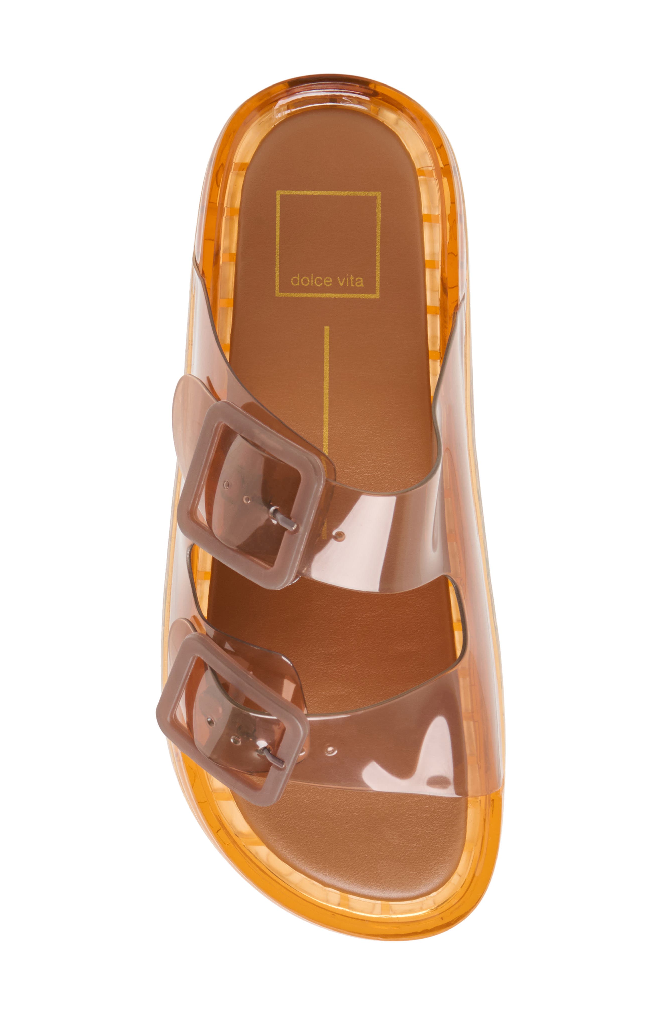 Julio Jelly Sandal, Alternate, color, WHISKEY VINYL