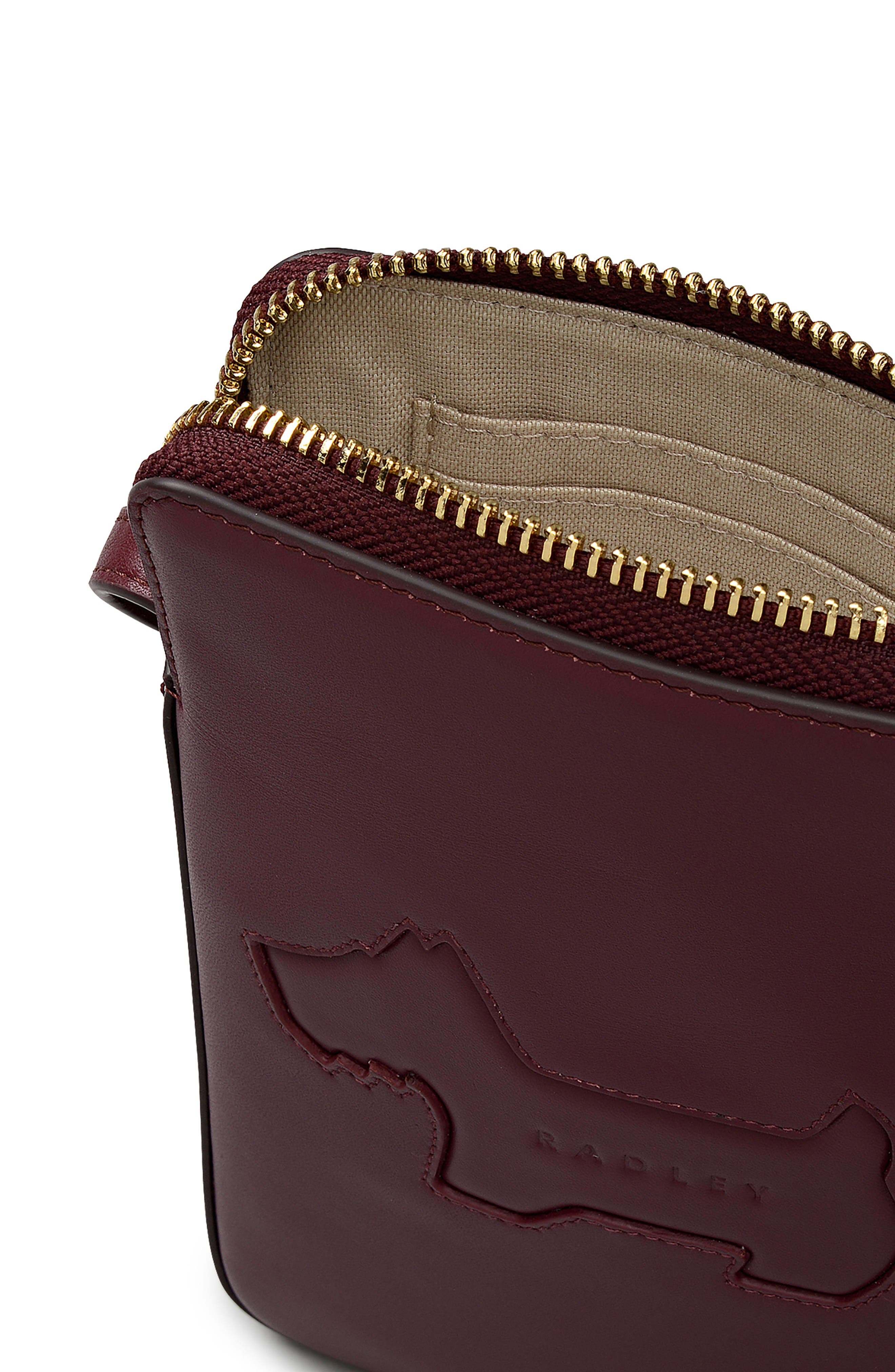 Hadley Lane Medium Phone Crossbody Bag, Alternate, color, DARK CHERRY