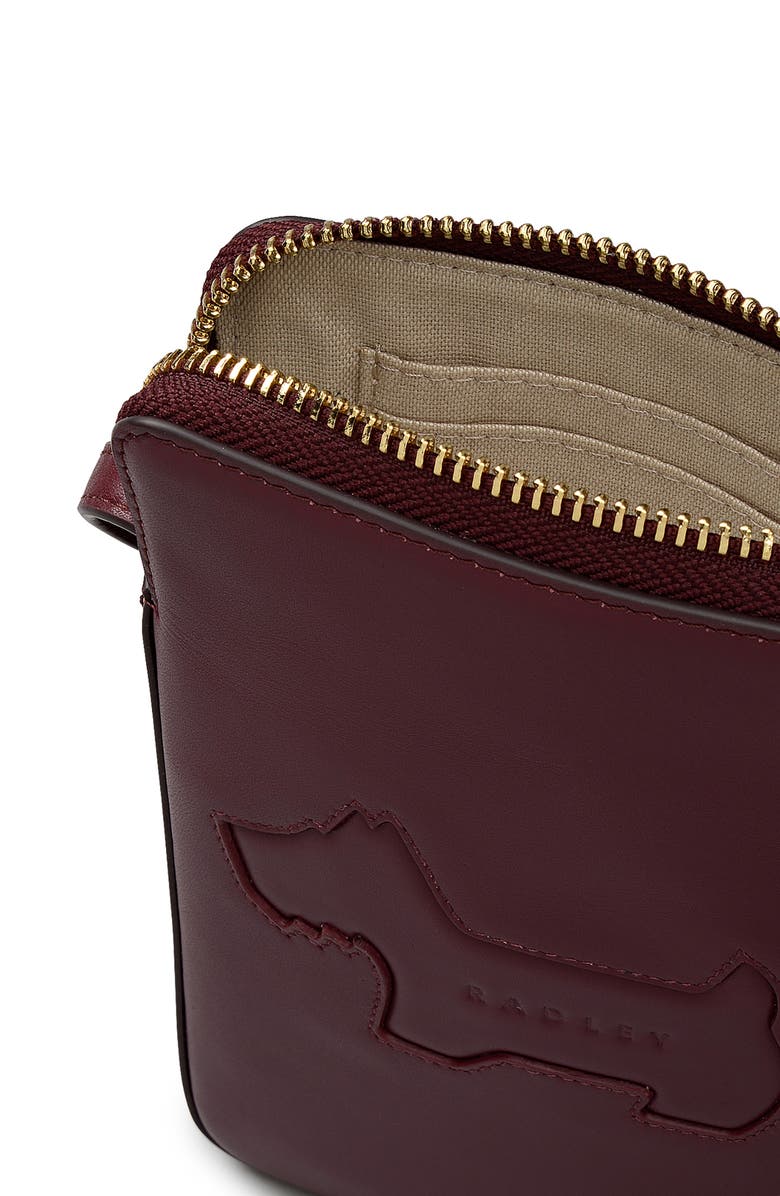 Radley Hadley Lane Medium Phone Crossbody Bag, Alternate, color, Dark Cherry