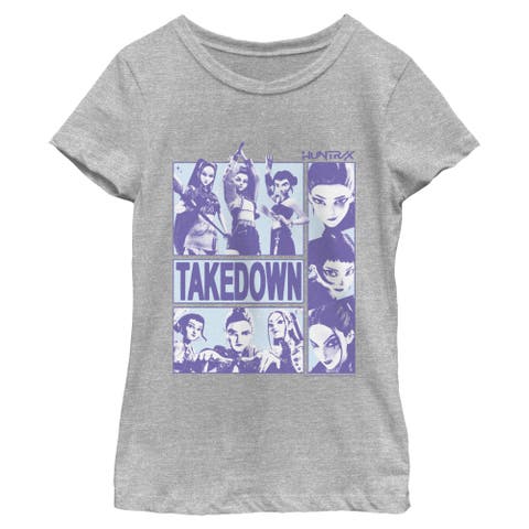 Girls' Takedown Huntrix Logo T-Shirt
