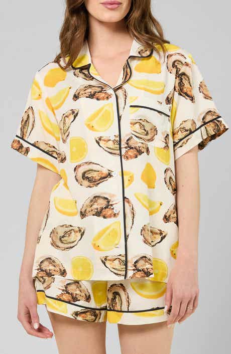 Katie Kime The World is Your Oyster Toile Short Pajamas