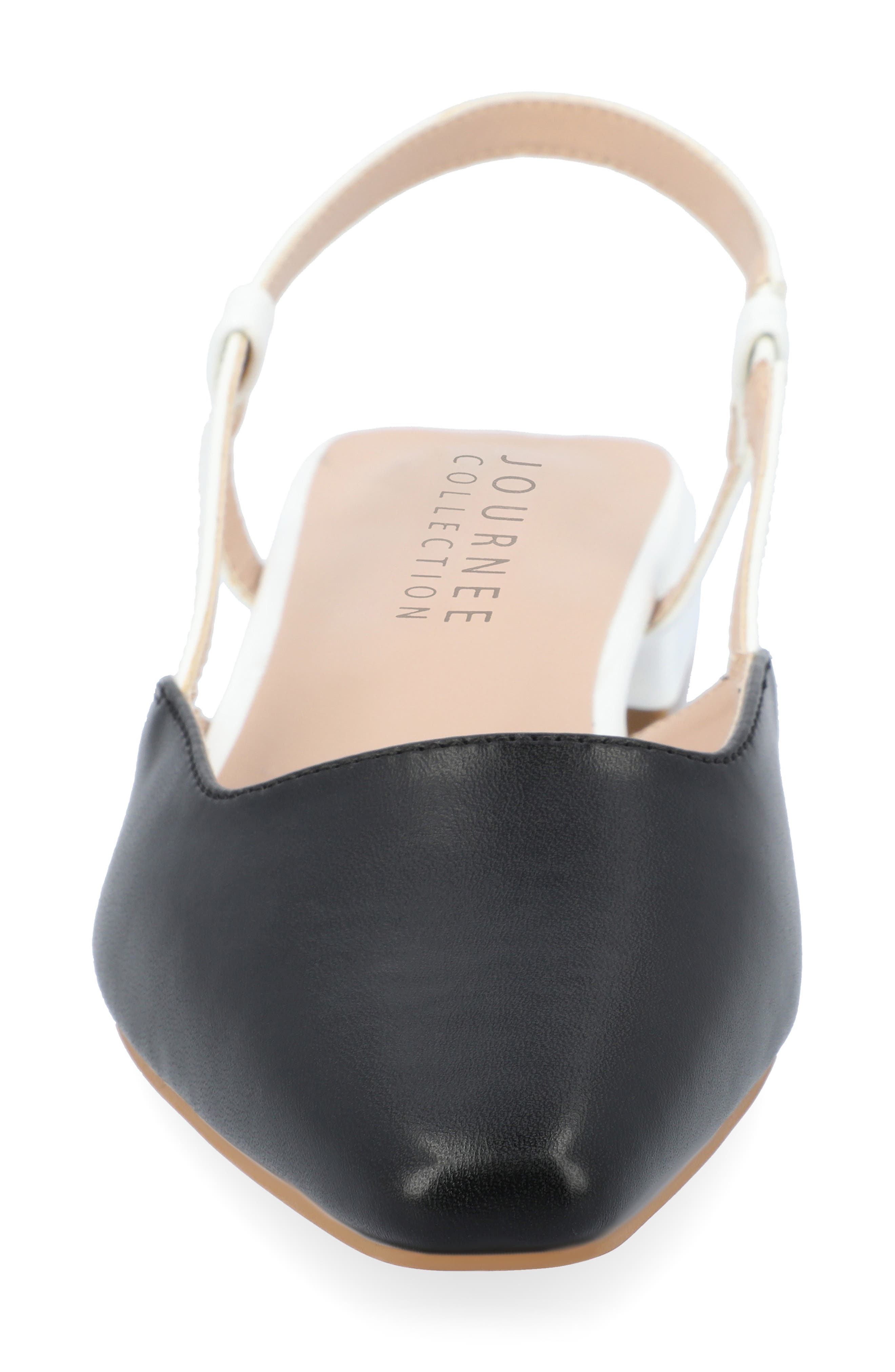 Journee Collection Paislee Slingback Pump, Alternate, color, Black