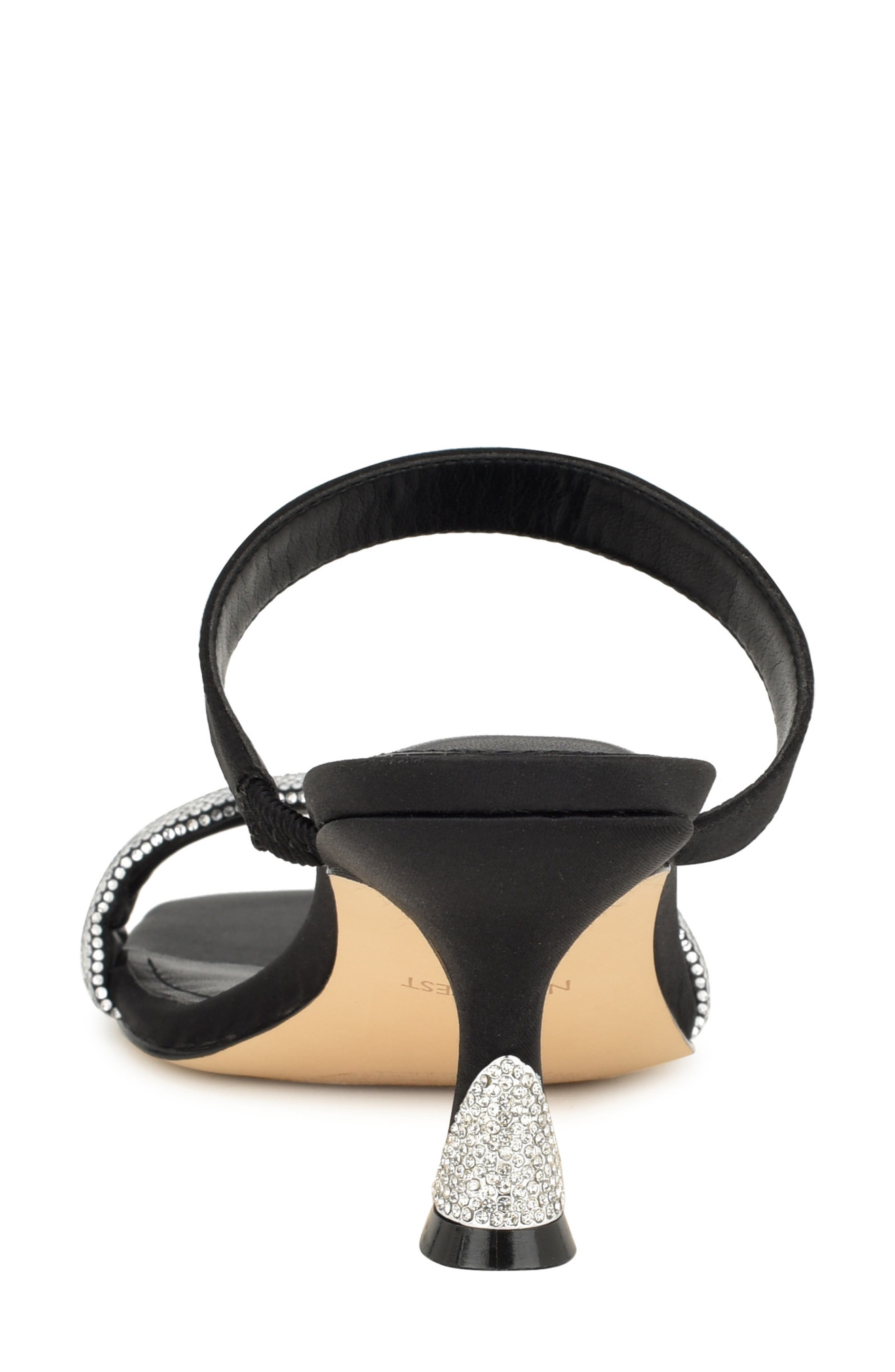 Nine West Shimme Rhinestone Slide Sandal, Alternate, color, 