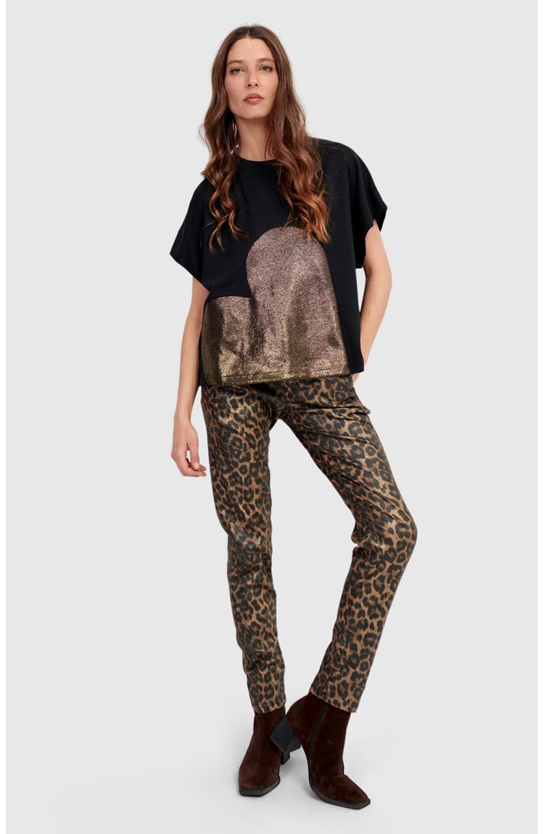 Alembika Fierce Iconic Stretch Jeans, Alternate, color, Leopard