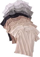 BUTTERBLU Taylor Assorted 10-Pack Organic Cotton T-Shirts