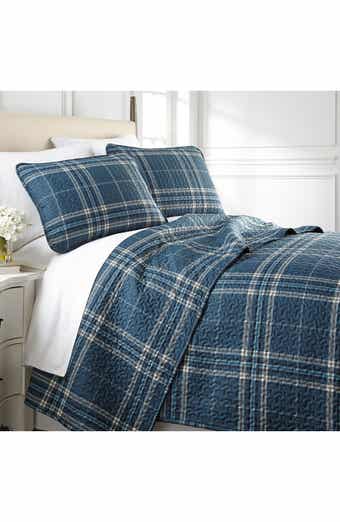 SOUTHSHORE FINE LINENS Plaid Collection- Luxury Premium Oversized Quilt Set