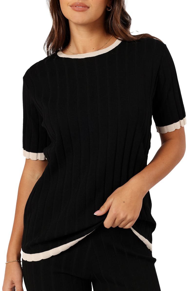 Petal & Pup Henrie Contrast Trim Top & Pants Set, Alternate, color, 