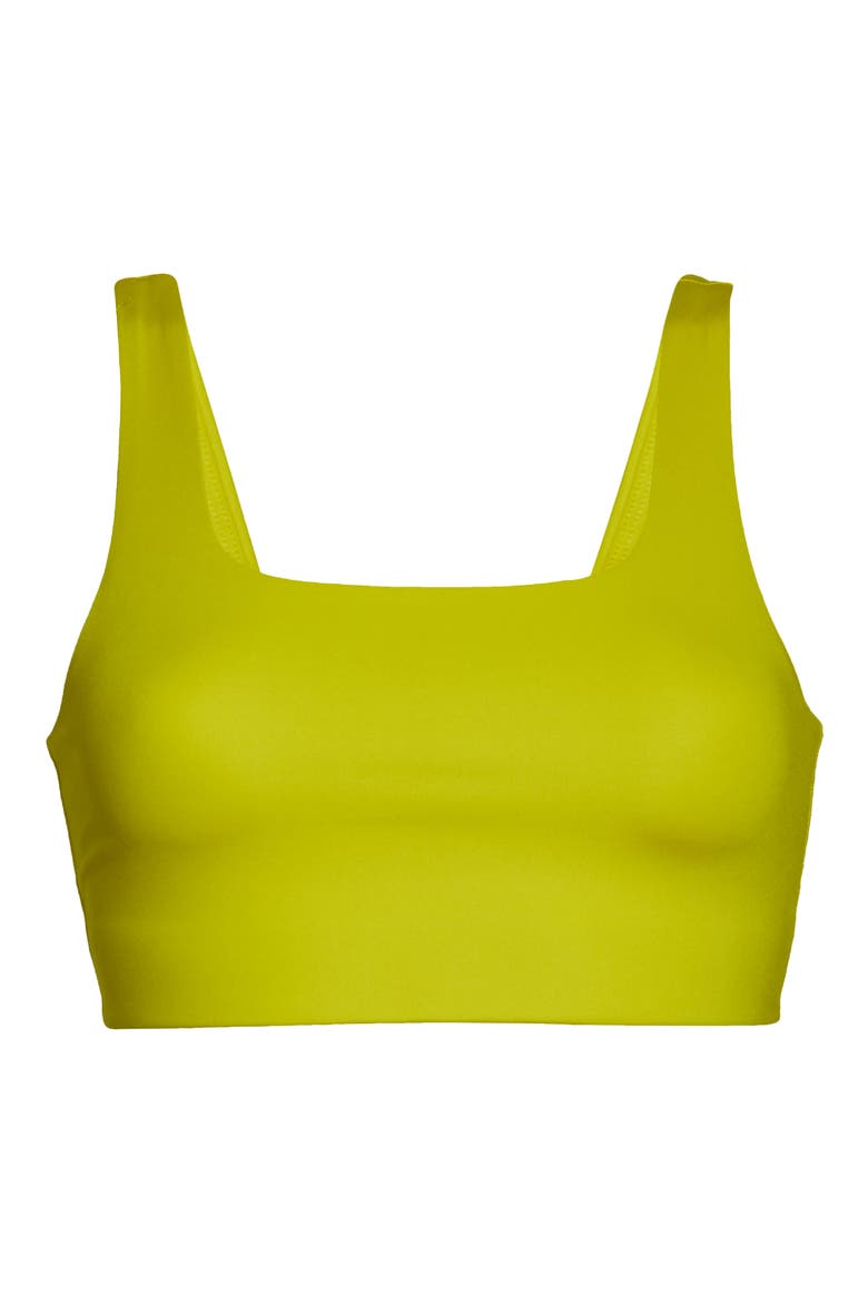 Tommy Sports Bra, Alternate, color, CHARTREUSE