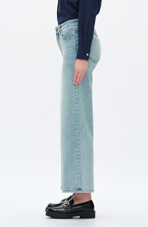 Bayeas Lisa Ankle Wide Leg Jeans In Animal Print