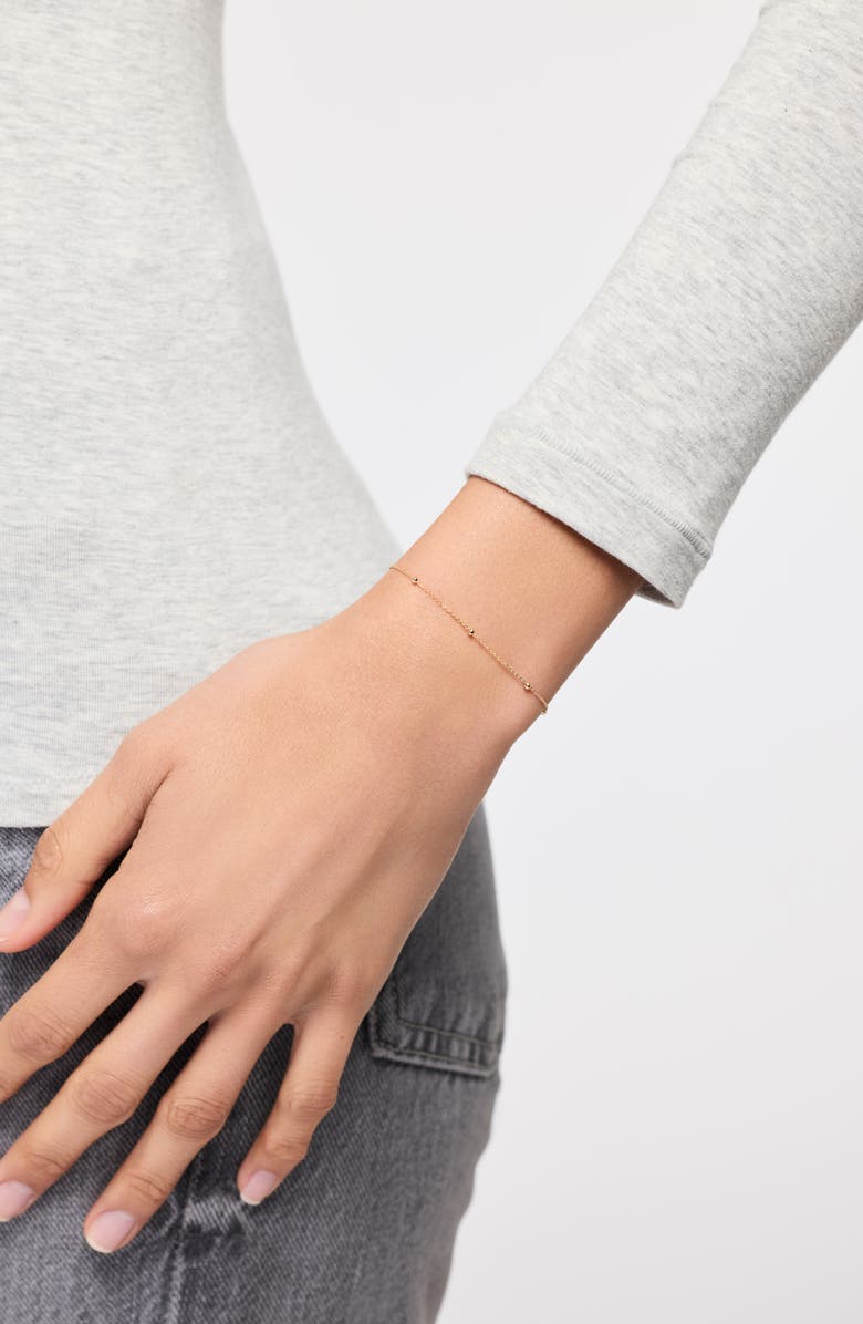 Ana Luisa Solid Yellow Gold - Satellite Bracelet, Alternate, color, Gold