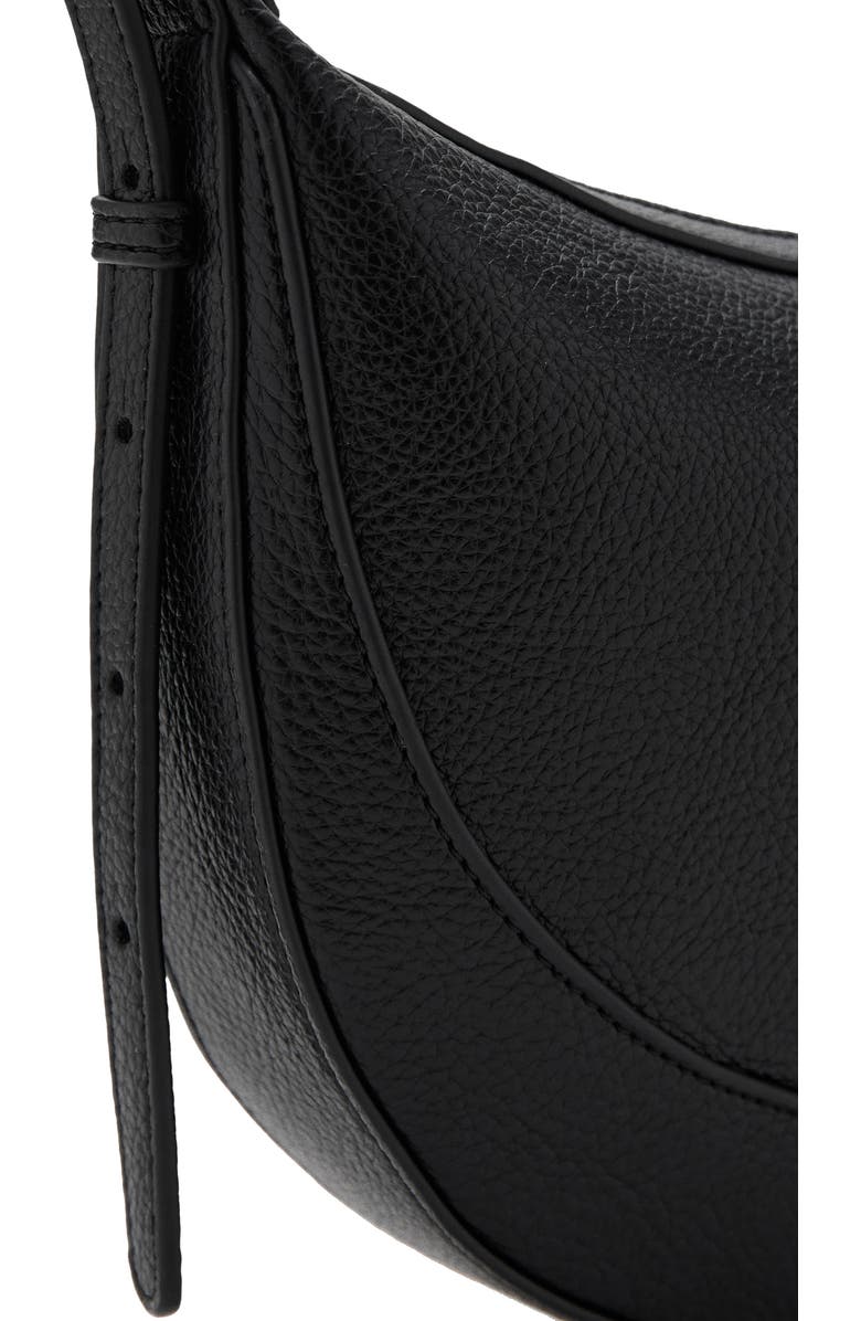 MANGO Oval Faux Leather Shoulder Bag, Alternate, color,