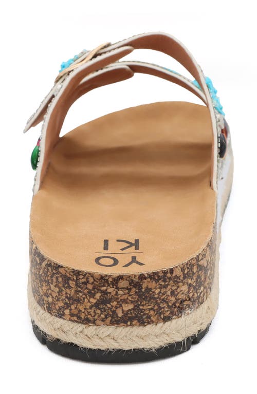 Yoki Calista Slide Sandal In White