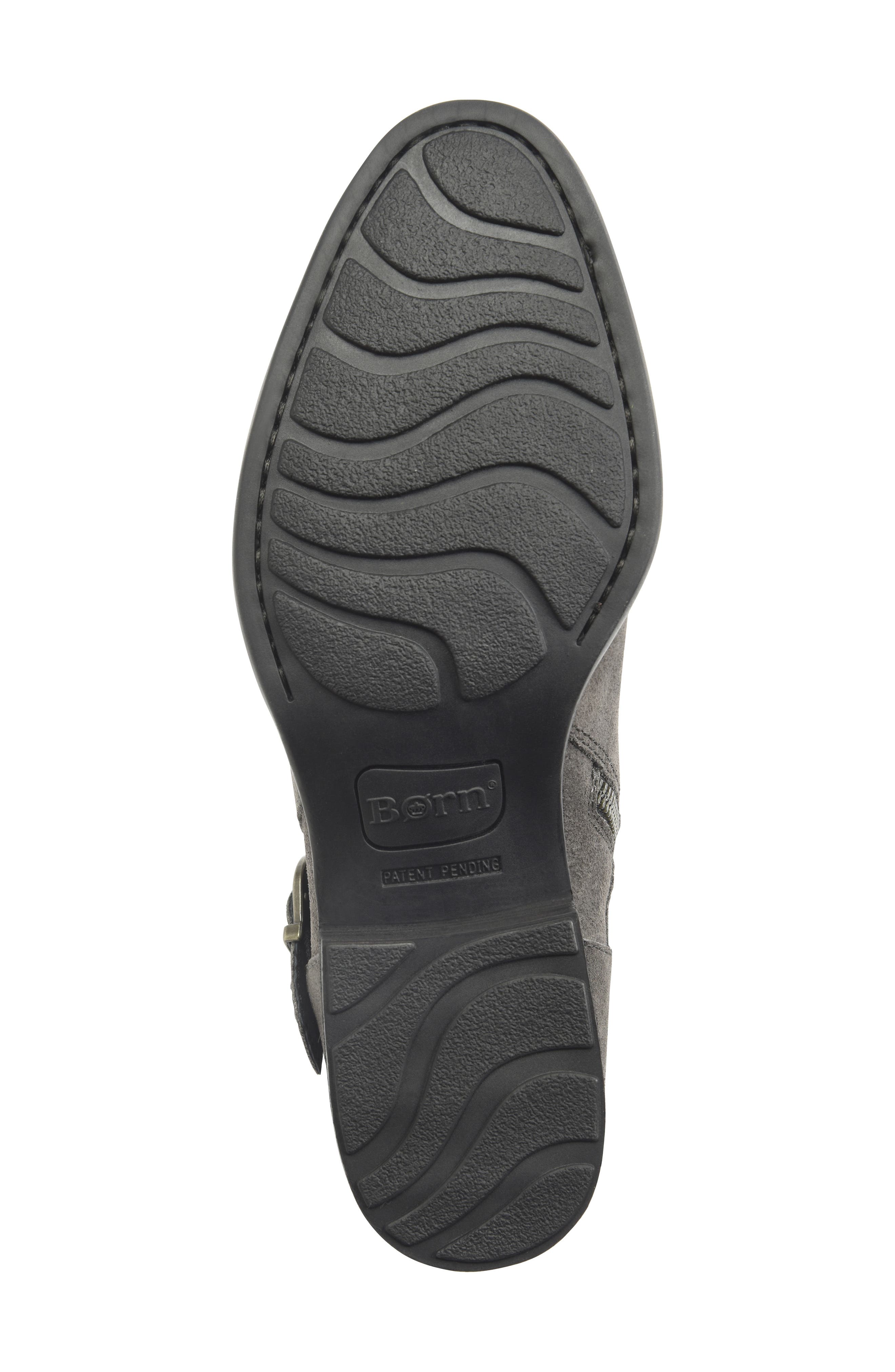 Ozark Bootie, Alternate, color, DARK GREY DISTRESSED LEATHER