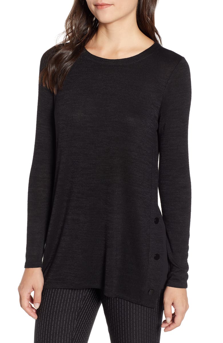 NIC+ZOE Every Occasion Button Side Top, Main, color, 